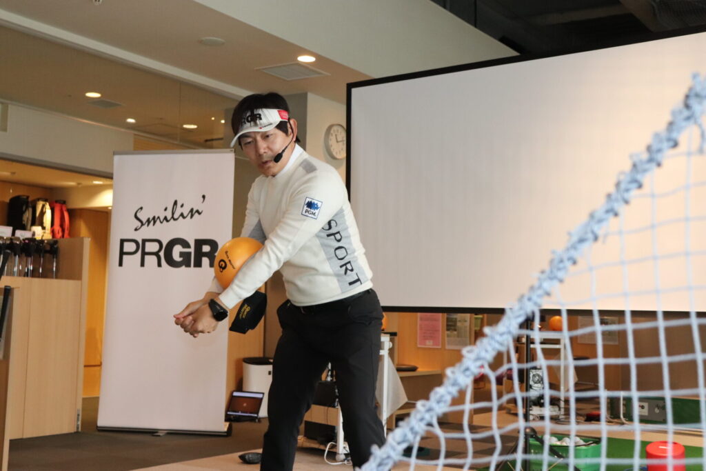 参加者M様ワンポイントレッスン風景